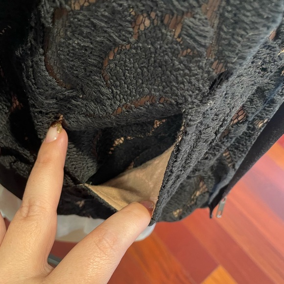 ALC Lace Overlay Hoodie - Size M - Picture 7 of 13